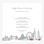 Illustrated London Invitations